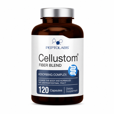 Cellustom - клітковина, харчові волокна для ЖКТ (120 капсул) PL-CELL-CAP-01 фото